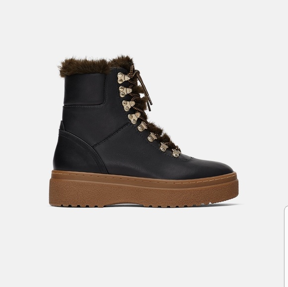 zara hiking boots